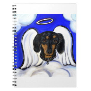 Dachshund Engel Notizblock