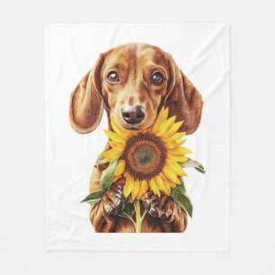 Dachshund Fleecedecke
