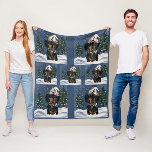 Dachshund   fleecedecke
