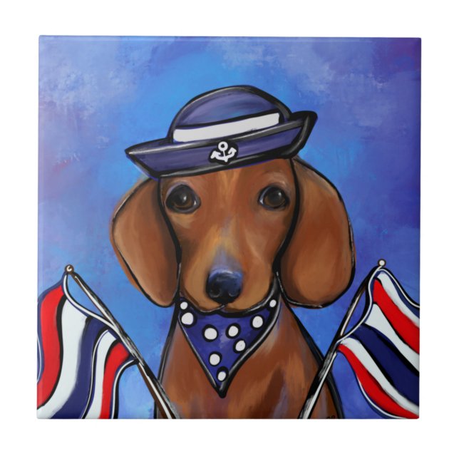 Dachshund    fliese (Vorderseite)