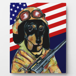 DACHSHUND FOTOPLATTE