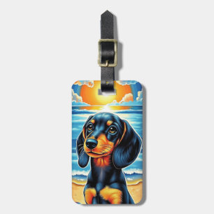 Dachshund-Gepäckanhänger Gepäckanhänger