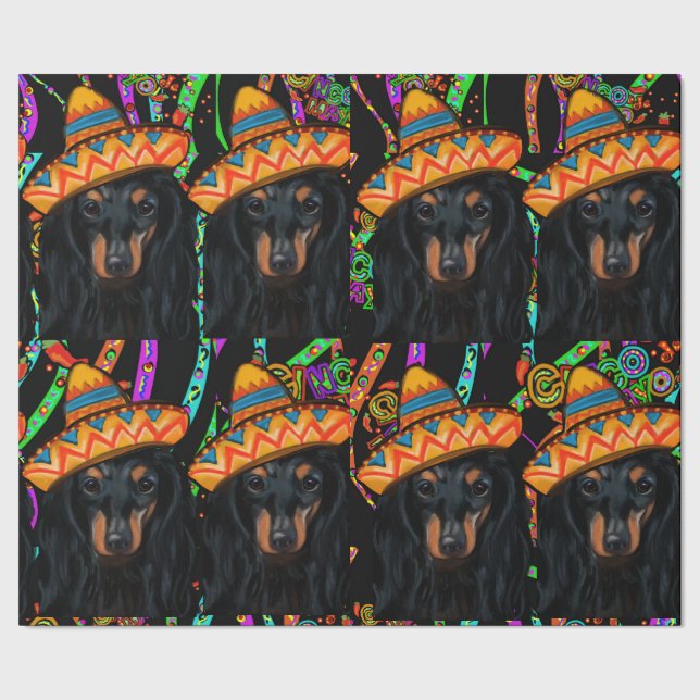 DACHSHUND            GESCHENKPAPIER (Saum)