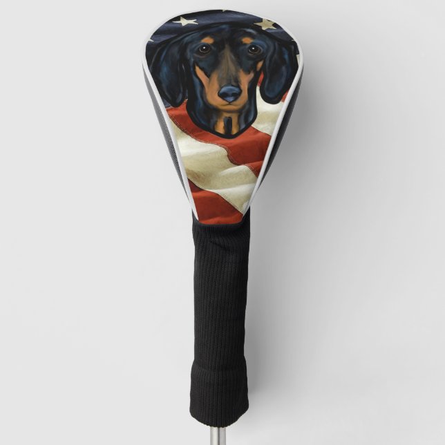 DACHSHUND GOLF HEADCOVER (Vorderseite)
