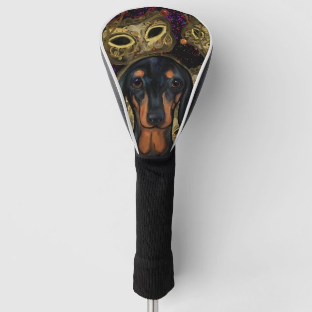Dachshund             golf headcover (Vorderseite)