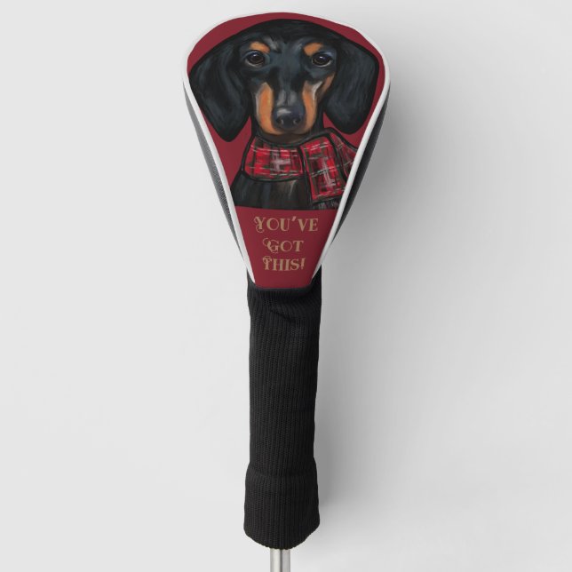 DACHSHUND       GOLF HEADCOVER (Vorderseite)