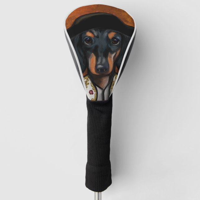 DACHSHUND         GOLF HEADCOVER (Vorderseite)