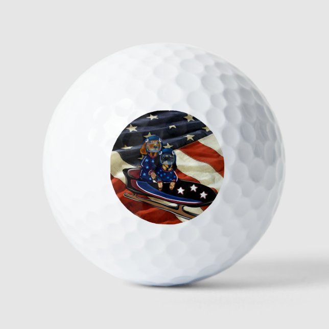 DACHSHUND  GOLFBALL (Vorderseite)