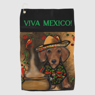 Dachshund golfhandtuch