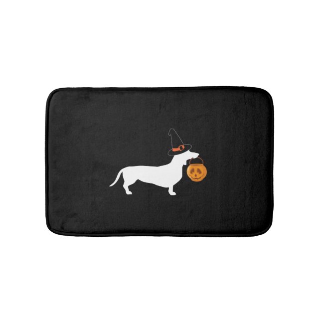 (Dachshund Halloween) Badematte (Vorderseite)