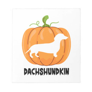 Dachshund Halloween Hund Notizblock