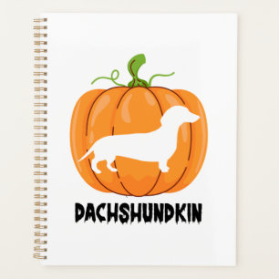 Dachshund Halloween Hund Planer