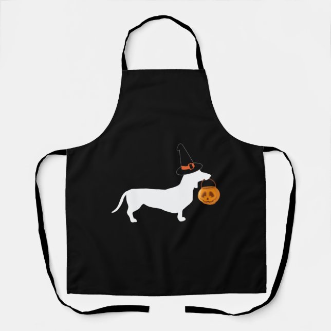 (Dachshund Halloween) Schürze (Vorderseite)