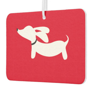 Dachshund Heart Air Freshener Autolufterfrischer