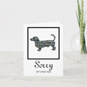 Dachshund Hound Dog Pet Carte de Sympathie