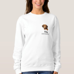 Dachshund-Hund personalisiertes T-Shirt Sweatshirt