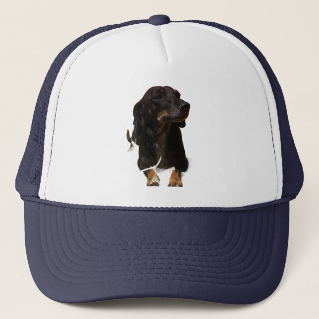 Dachshund Hund Truckerkappe (Vorderseite)