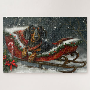 Dachshund Hund Weihnachten Festlich