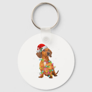 Dachshund Hunde Baum Weihnachtspulli Xmas Geschenk Schlüsselanhänger