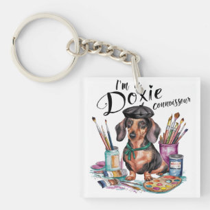 Dachshund Ich bin ein Doxie Kenner Schlüsselanhänger