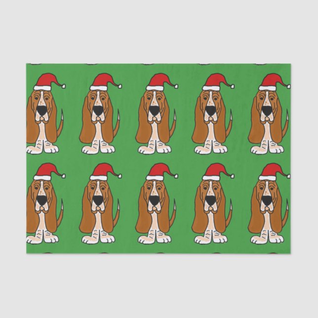 Dachshund-Jagdhund im Seidenpapier (Vorderseite)