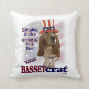 Dachshund-Jagdhund-politischer Spaß Kissen