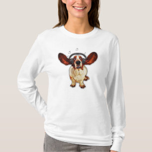 Dachshund-Jagdhund, Pop-Kunst-langer Hülsen-Nano- T-Shirt