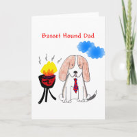 Dachshund-Jagdhund-Vater-Karte