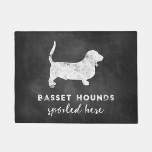 Dachshund-Jagdhunde verdarben hier Vintage Tafel Fußmatte