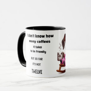 Dachshund Kaffee Humor Tasse