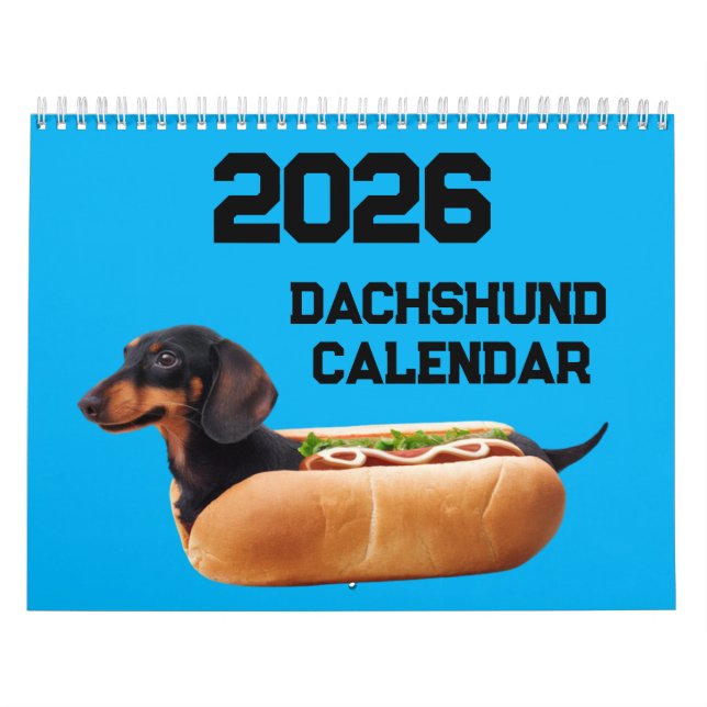 Dachshund-Kalender Kalender (Titelbild)