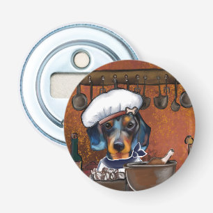 Dachshund-Köche Flaschenöffner