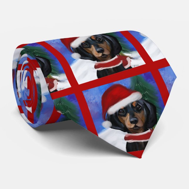Dachshund  krawatte (Gerollt)