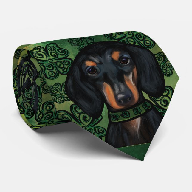 DACHSHUND          KRAWATTE (Gerollt)