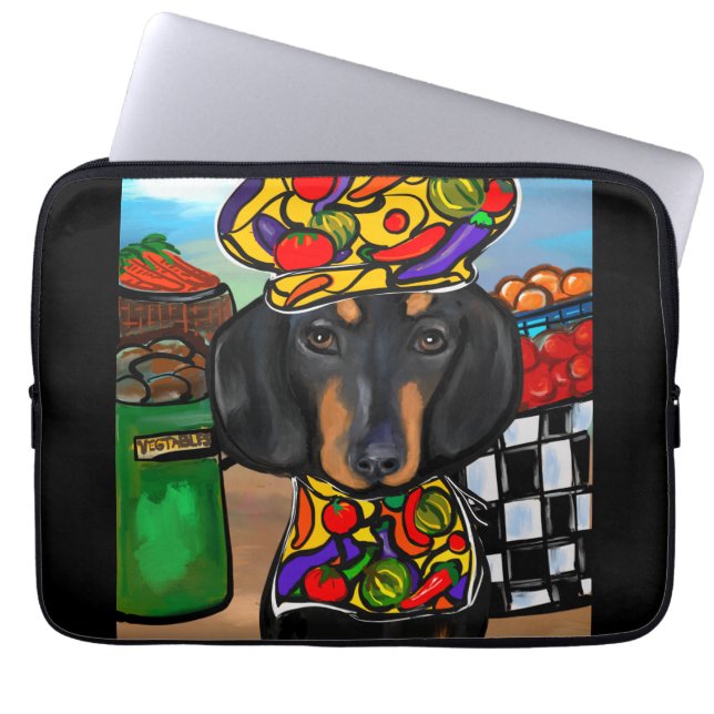 Dachshund Laptopschutzhülle (Vorderseite)