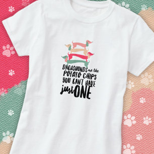 Dachshund-Liebe Damen Basic T-Shirt