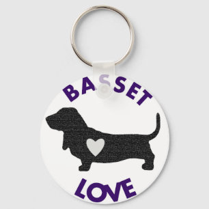 Dachshund-Liebe-Schlüsselanhänger Schlüsselanhänger