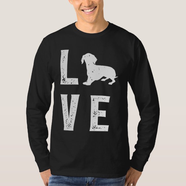 Dachshund Love  1 T-Shirt (Vorderseite)