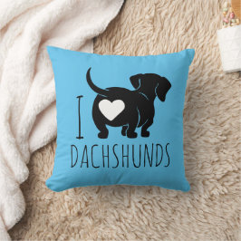 Dachshund Love Jeu Oreiller
