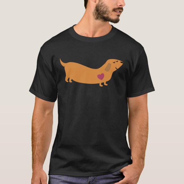 Dachshund Love T-Shirt (Vorderseite)