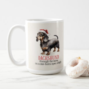 Dachshund Lustige Weihnachten Hund Kaffeetasse