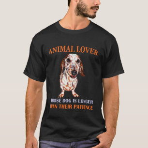Dachshund Lustiges Tierliebhaber-Shirt für Männer, T-Shirt