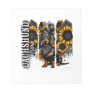 Dachshund-Mama  Notizblock