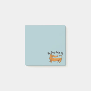 Dachshund Me Obtient Des Post-it® Notes
