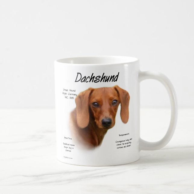 Dachshund Mug lisse (Droite)
