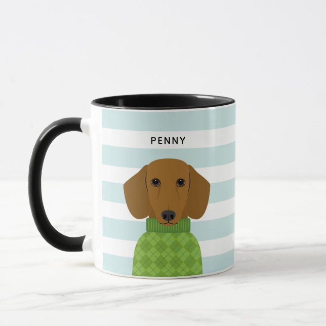 Dachshund Mugs (Gauche)