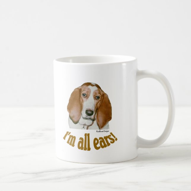 Dachshund-Ohren Kaffeetasse (Rechts)