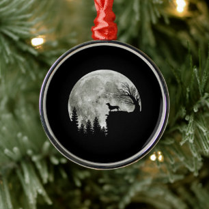 Dachshund On Mountain Halloween Graphic Tees Ohrts Ornament Aus Metall