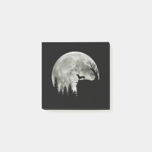 Dachshund On Mountain Halloween Graphic Tees Ohrts Post-it Klebezettel