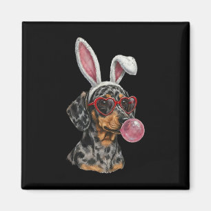 Dachshund Ostern Hase Wiener Hund Liebhaber Weenie Magnet